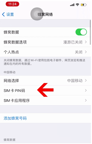 金牛苹果14维修网分享如何给iPhone14的SIM卡设置密码 