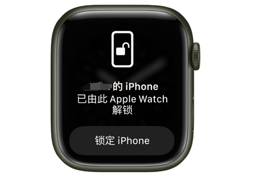 金牛苹果手机维修分享用 AppleWatch 解锁配备面容 ID 的 iPhone方法 