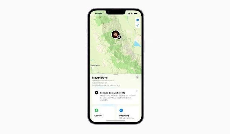 金牛苹果14维修分享iPhone14系列中 FindMy功能通过卫星分享位置方法教程 